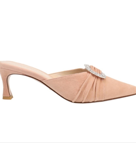 Pelle Moda Cheri Pointed Toe Mule (Women), 6, BLUSH - Picture 2 of 10